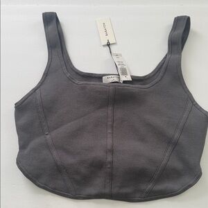 Artizia  Babaton Square neck bustier Knit Tank Top